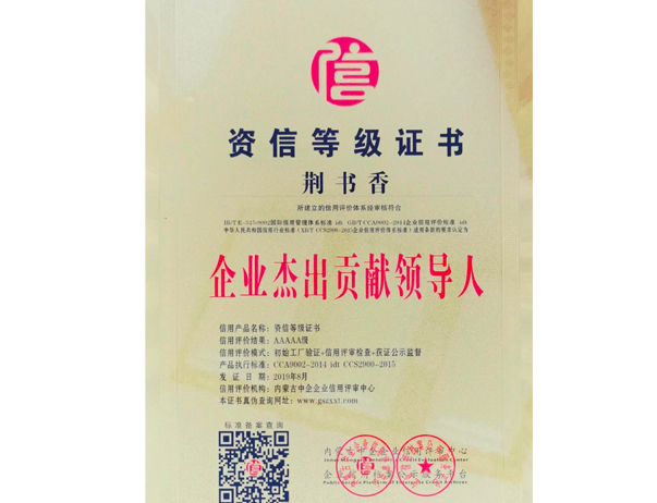 荊書香董事長被評為“企業(yè)杰出貢獻(xiàn)領(lǐng)導(dǎo)人”